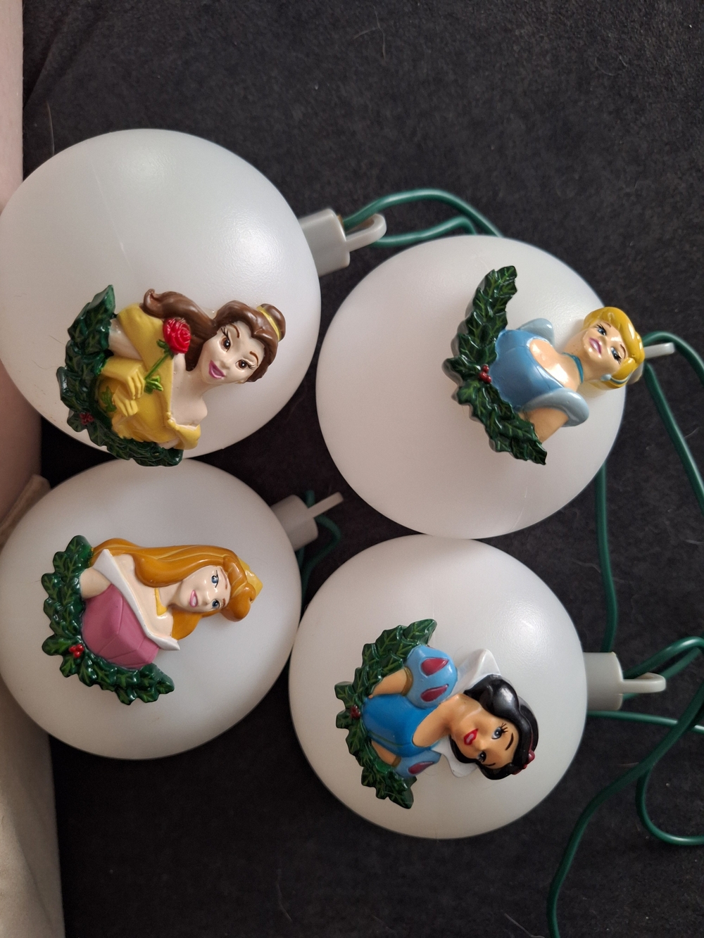 Disney Princess 4 Bulb Color Changing Battery Powered Lights